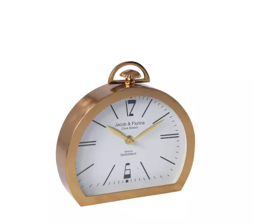 Uniek en handgemaakt  Tafelklok 1950