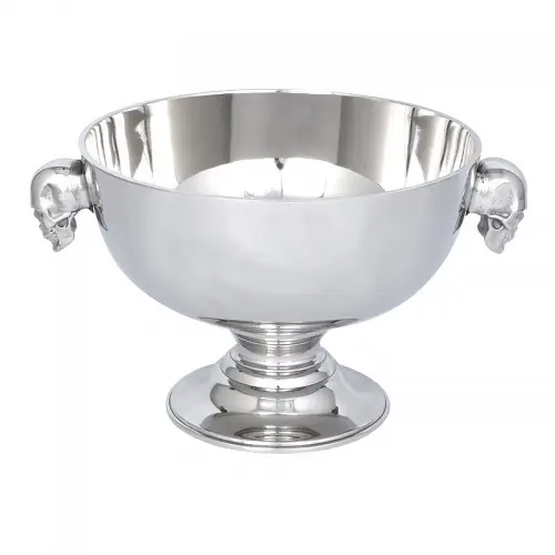 Uniek en handgemaakt  Fruitschaal 30x30x21cm Schedel