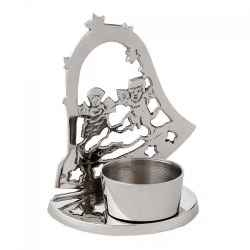 Uniek en handgemaakt  Bell T-Light 9x9x11cm 9x9x11cm