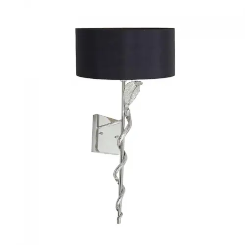 Uniek en handgemaakt  Wandlamp 23x14x75cm Slang Incl. Kap