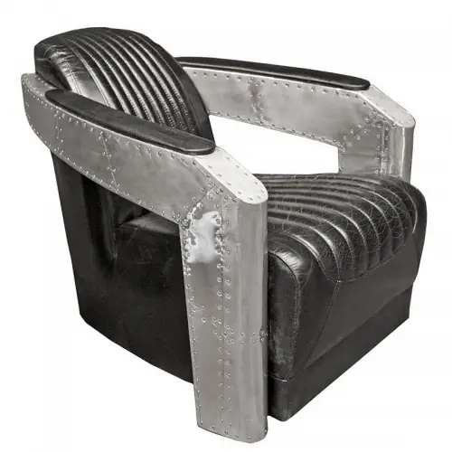 Uniek en handgemaakt  Vliegtuig Arm Stoel 74.5x94x78cm