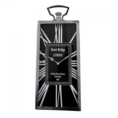 Uniek en handgemaakt  Tafelklok 20x11x49cm Rechthoekig