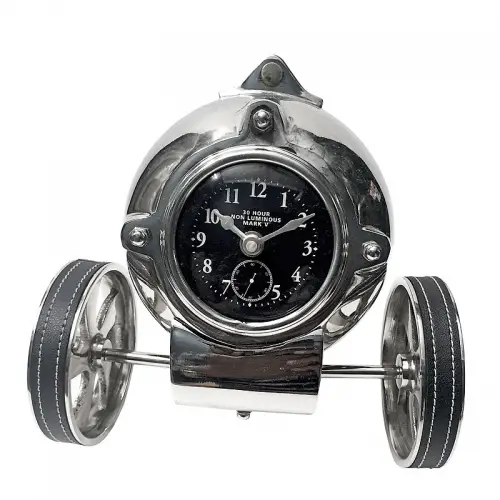 Uniek en handgemaakt  Tafelklok 20x20x21cm Canon