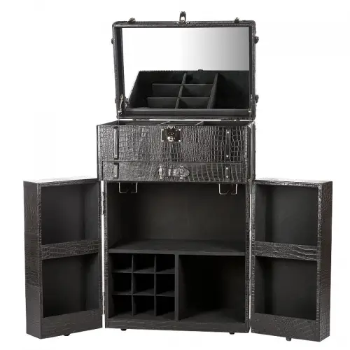 Uniek en handgemaakt  Barkast Carlstadt op Wielen