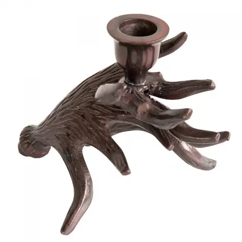 Uniek en handgemaakt  Kaarsenstandaard 12x16x13cm