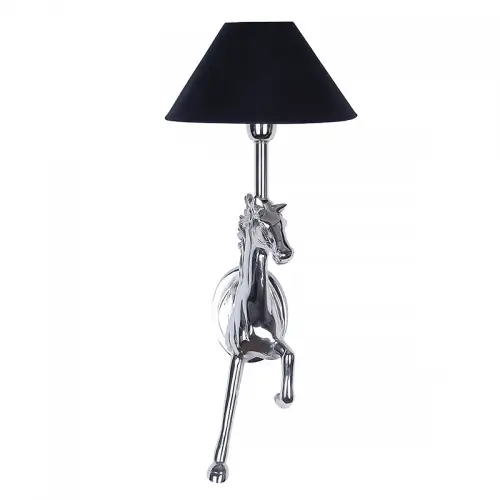 Uniek en handgemaakt  Wall Lamp 18x16x51cm Horse (Lampshade not included!) 