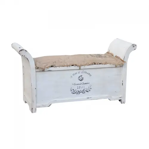 Uniek en handgemaakt  Bank 120x42x63cm