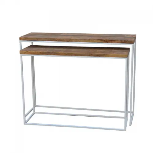 Uniek en handgemaakt  Console Table Set Kairo 110x35x84cm