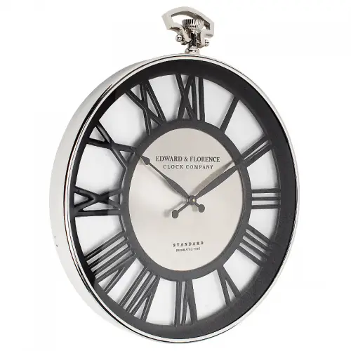 Uniek en handgemaakt  Wandklok Zenda 51x5x61cm Groot