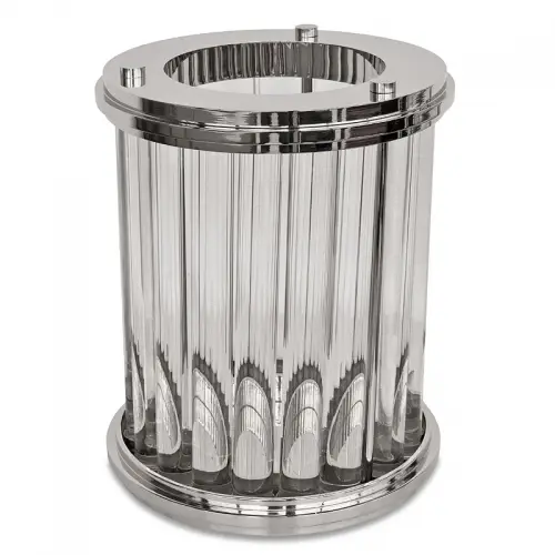 Uniek en handgemaakt  Orkaan Licht 27x27x33cm Art Deco Medium