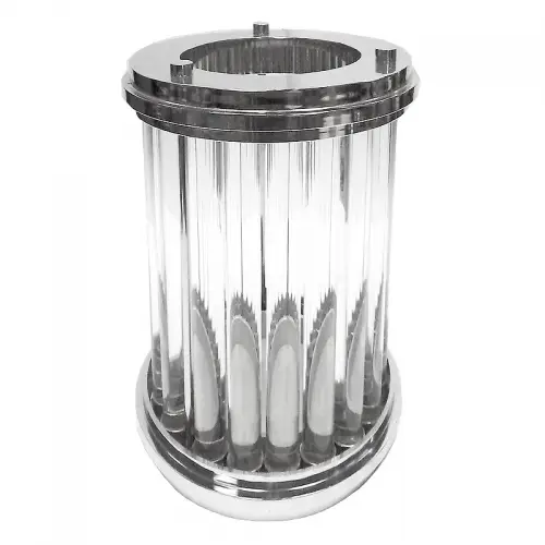 Uniek en handgemaakt  Hurricane Light 27x27x41cm Art Deco Large