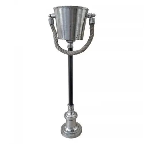 Uniek en handgemaakt  Wine Cooler On Stand 25x18x74cm Base: 13.5cm