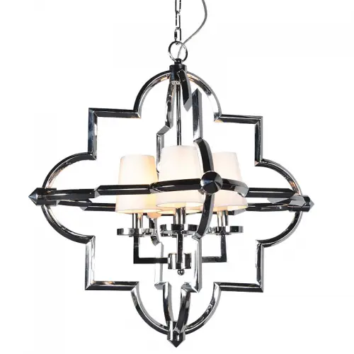 Uniek en handgemaakt  Plafondlamp Naomi 68x68x72cm stoffen kap