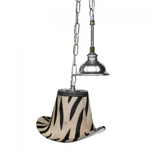 Uniek en handgemaakt  hanglamp Hanger 26x20x17cm Zebra Hat