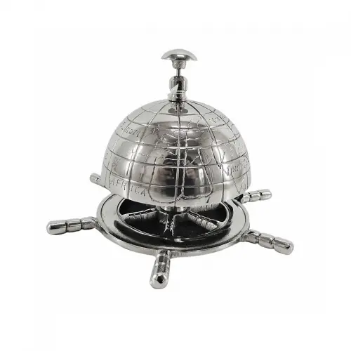 Uniek en handgemaakt  Globe Office Bell 18x18x12cm