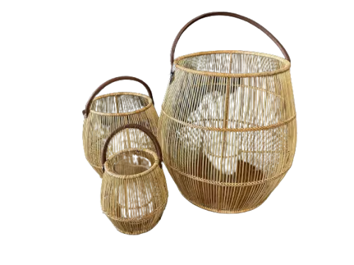 Uniek en handgemaakt  Lantaarnset Elena 50x50x50cm | 32x32x32cm | 27x27x27cm