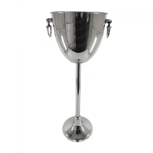 Uniek en handgemaakt  Wine Cooler On Stand 25x21x64cm with handle