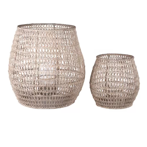 Uniek en handgemaakt  Lantaarnset Ariana 50x50x50cm & 32x32x32cm