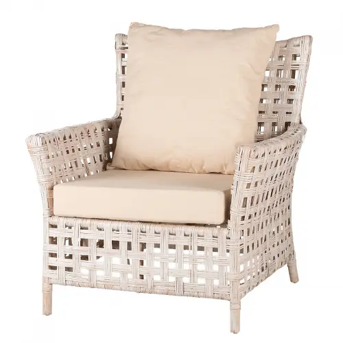 Uniek en handgemaakt  Florence Loveseat (binnen) 85x85x85cm Incl. 2 Kussens