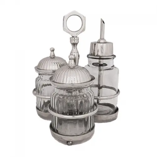 Uniek en handgemaakt  Flessenhouder 19x19x22cm