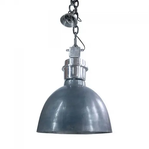 Uniek en handgemaakt  Plafondlamp 44x44x60cm vintage grijs zilver