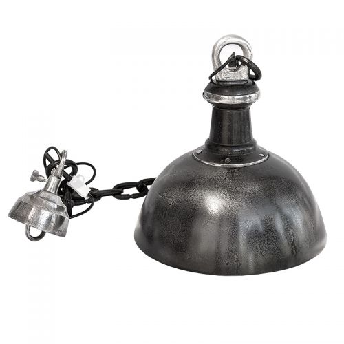 Uniek en handgemaakt  Plafondlamp 36x36x38cm vintage