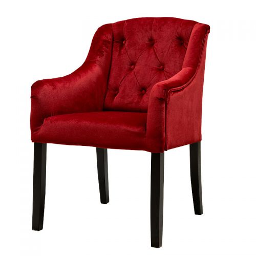 Uniek en handgemaakt  Charlston arm eetkamerstoel