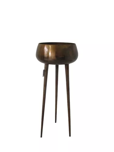 Uniek en handgemaakt  Statief plantenbak Elkin
