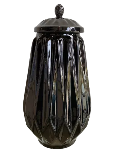 Uniek en handgemaakt  Vase Min Origami 01 BL 22x22x41cm