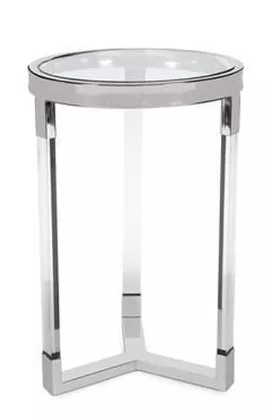 Uniek en handgemaakt  Bijzettafel 40x40x57cm