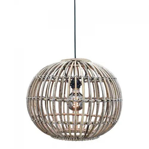 Uniek en handgemaakt  Plafondlamp Ruby 47x47x38cm klein