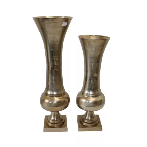 Uniek en handgemaakt  Vaas 31x31x97 Groot