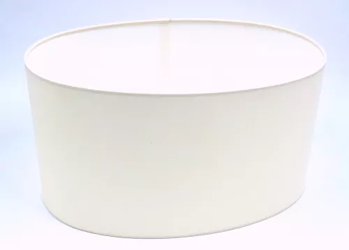 Uniek en handgemaakt  Chinette 02 crema op witte cilinder ovaal